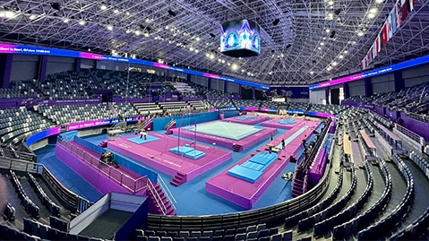 乒乓球台上的风景